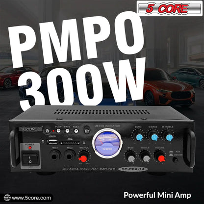 5Core 300W Dual-Channel Car Amp