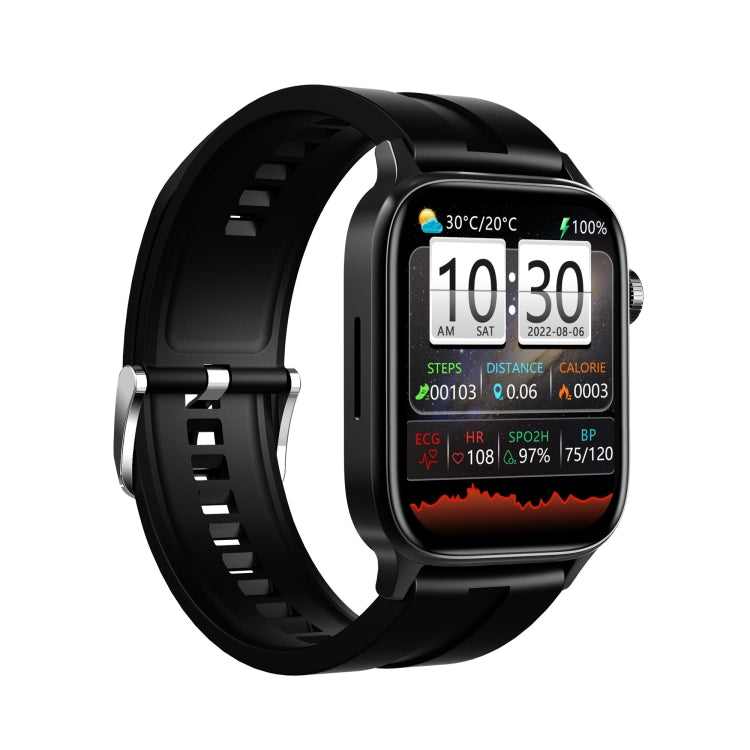 HAMTOD GT22 1.85 inch TFT Screen Health Smart Watch, Support Bluetooth Call / Plateau Blood Oxygen / Skin Health / Body Temperature / Arrhythmia / TI Heart Rate Monitoring