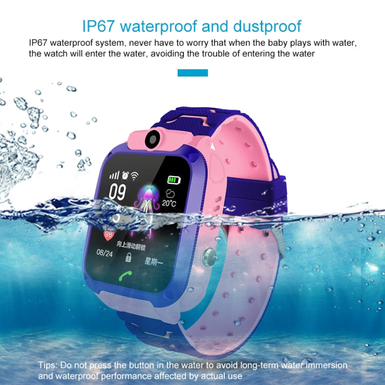 Q120 1.44 inch Color Screen Smartwatch for Children IP67 Waterproof, Support LBS Positioning / Two-way Dialing / One-key First-aid / Voice Monitoring / Setracker APP