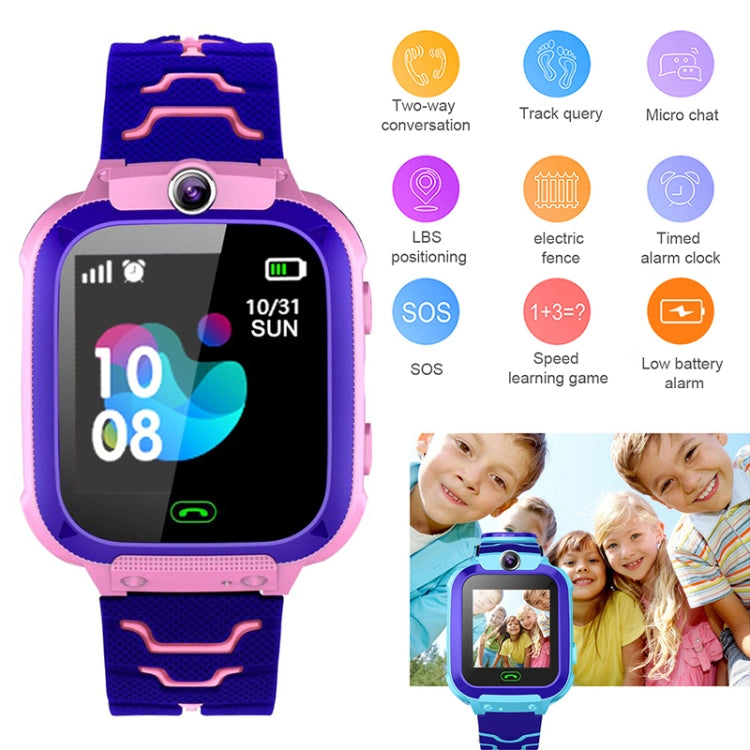 Q12 1.44 inch Color Screen Smartwatch for Children, Not Waterproof, Support LBS Positioning / Two-way Dialing / SOS / Voice Monitoring / Setracker APP