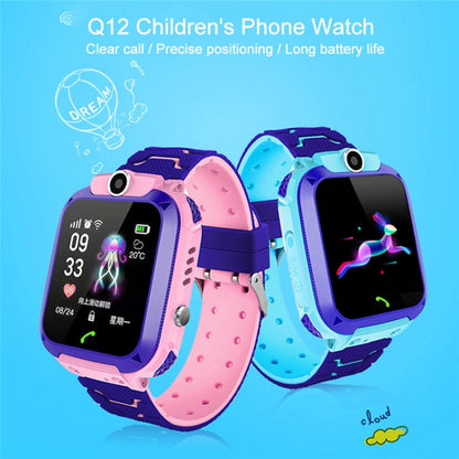 Q12 1.44 inch Color Screen Smartwatch for Children, Not Waterproof, Support LBS Positioning / Two-way Dialing / SOS / Voice Monitoring / Setracker APP