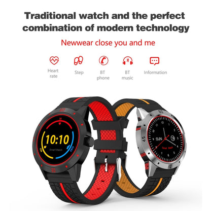 N6 Smart Watch 1.3 inch TFT Screen MTK2502C Bluetooth4.0, Silicone Watch Band, Support Heart Rate Monitor & Pedometer & Sleep Monitor & Sedentary Reminder, Silicone Watch Strap/Red, Silicone Watch Strap/Yellow