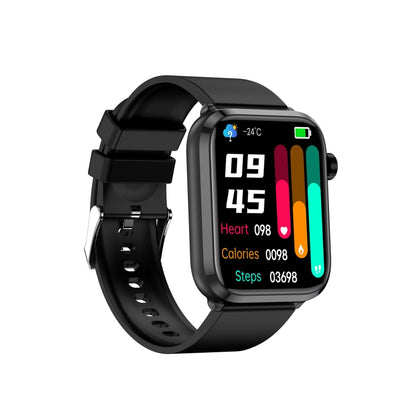 ET210 1.91 inch IPS Screen IP67 Waterproof Silicone Band Smart Watch, Support Body Temperature Monitoring / ECG, ET210