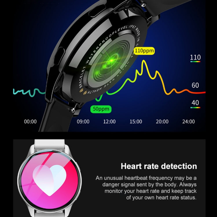 Lokmat T2 Pro 1.28 inch IPS Touch Screen Waterproof Smart Watch, Support Heart Rate / Blood Pressure Monitor