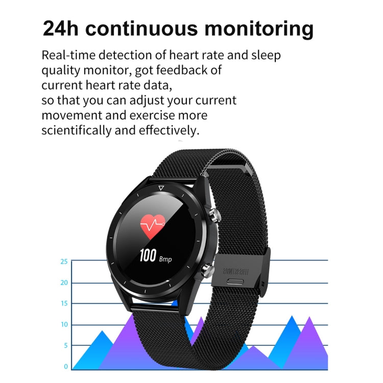 DT28 1.54inch IP68 Waterproof Silicone Strap Smartwatch Bluetooth 4.2, Support Incoming Call Reminder / Blood Pressure Monitoring / Watch Payment