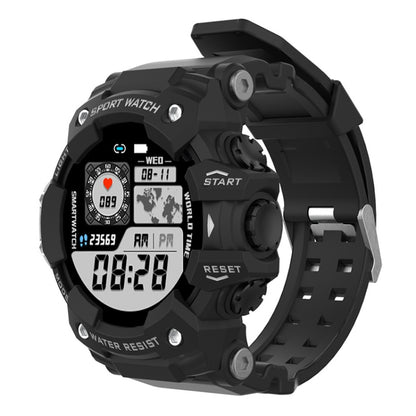 LC11 1.28 inch TFT Screen Outdoor Sports Smart Watch, IP68 Waterproof Support Heart Rate & Blood Pressure Monitoring