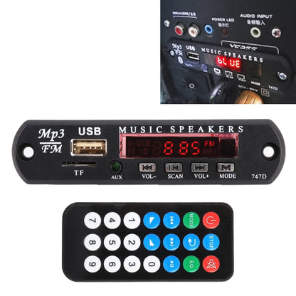 Car 12V Audio MP3 Player Decoder Board FM Radio TF USB 3.5 mm AUX, without Bluetooth and Recording, without Bluetooth and Recording