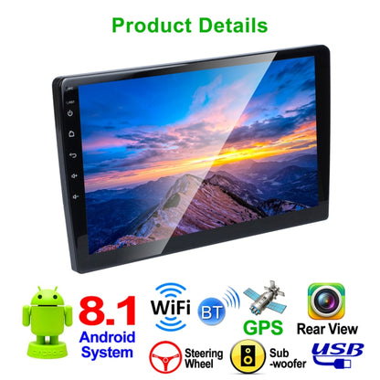 HD 9 inch Universal Car Android 8.1 Radio Receiver MP5 Player, Support FM & Bluetooth & TF Card & GPS, 9090