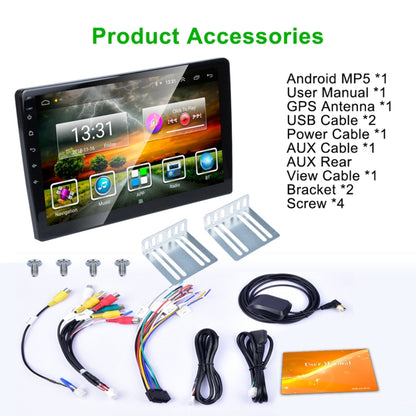 HD 9 inch Universal Car Android 8.1 Radio Receiver MP5 Player, Support FM & Bluetooth & TF Card & GPS, 9090