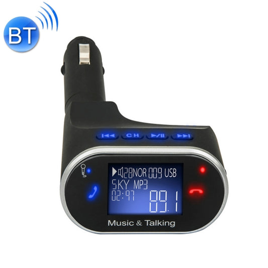 630C Chicken Leg Shape Car Stereo Radio MP3 Audio Player, Bluetooth Hands-free Car Kit FM Transmitter, 630C