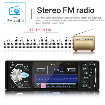 SWM-4022D HD 4.1 inch 12V Universal Car Radio Receiver MP5 Player, Support FM & Bluetooth & TF Card with Remote Control, SWM-4022D