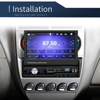 T100 7 inch HD Universal Car Radio Receiver MP5 Player, Support FM & AM & RDS & Bluetooth & Phone Link with Remote Control, T100