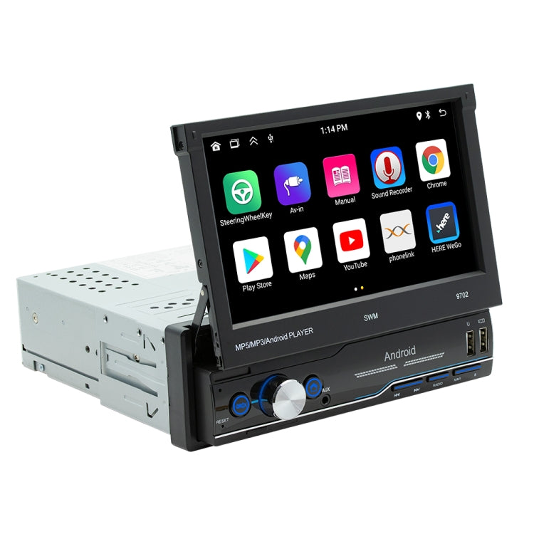 SWM 9702 Car HD 7 inch Android Radio Receiver MP5 Player, Support FM & Bluetooth & GPS & WiFi, SWM - 9702