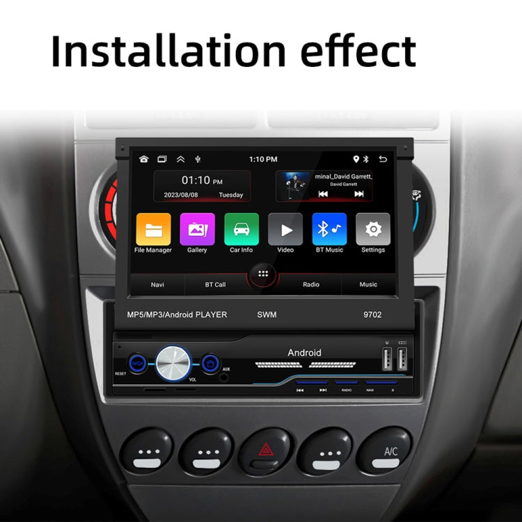 SWM 9702 Car HD 7 inch Android Radio Receiver MP5 Player, Support FM & Bluetooth & GPS & WiFi, SWM - 9702