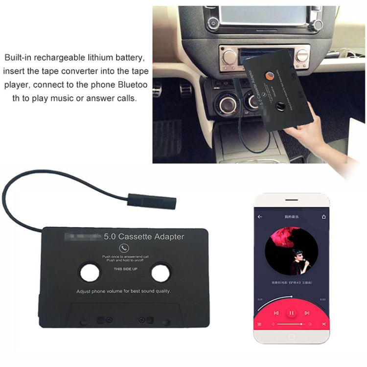 Universal Bluetooth Converter Car Tape MP3 / SBC / Stereo Bluetooth Audio Cassette, Bluetooth Converter