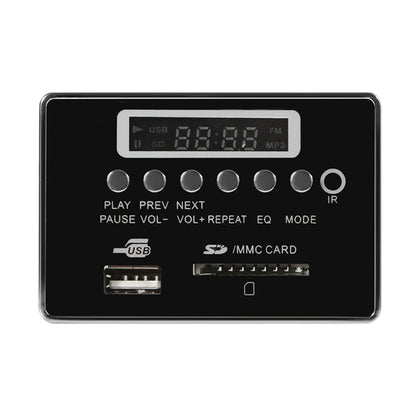 Car 12V Audio MP3 Player Decoder Board FM Radio SD Card USB AUX, with Bluetooth / Remote Control, 12V, 12V (Silver Grey)