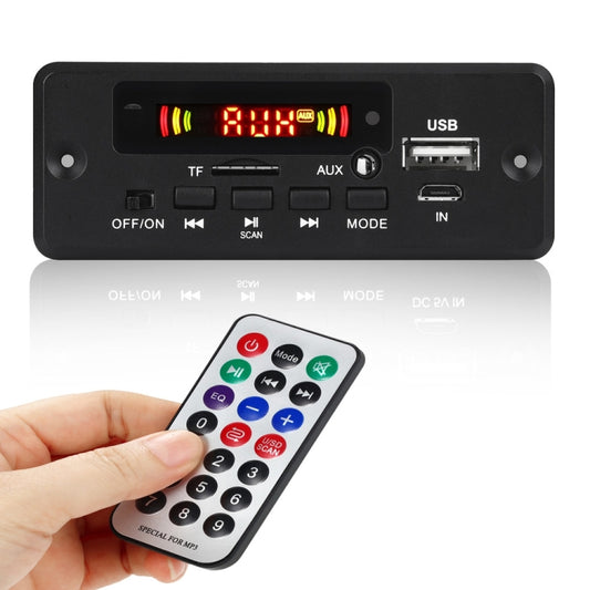 Car 12V Audio MP3 Player Decoder Board FM Radio TF Card USB AUX, with Bluetooth / Remote Control, 29