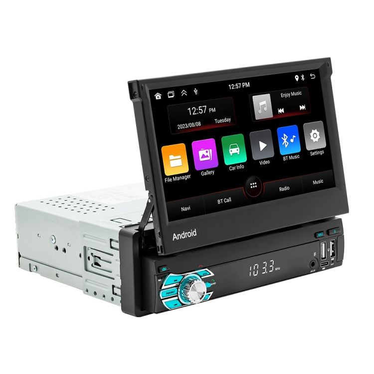 HD 7 inch Single Din Car Android Player GPS Navigation Bluetooth Touch Stereo Radio, Support Mirror Link & FM & WIFI, 9706