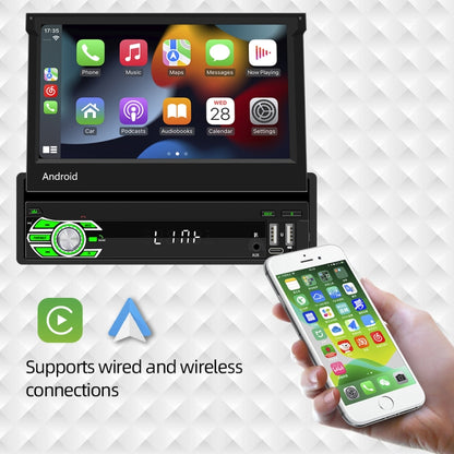 HD 7 inch Single Din Car Android Player GPS Navigation Bluetooth Touch Stereo Radio, Support Mirror Link & FM & WIFI, 9706