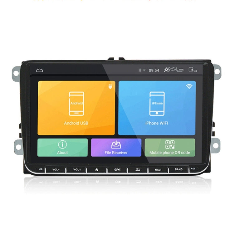 CKVW92 HD 9 inch 2 Din Android 6.0 Car MP5 Player GPS Navigation Multimedia Player Bluetooth Stereo Radio for Volkswagen, Support FM & Mirror Link, Europe Map Version, Europe Map Version