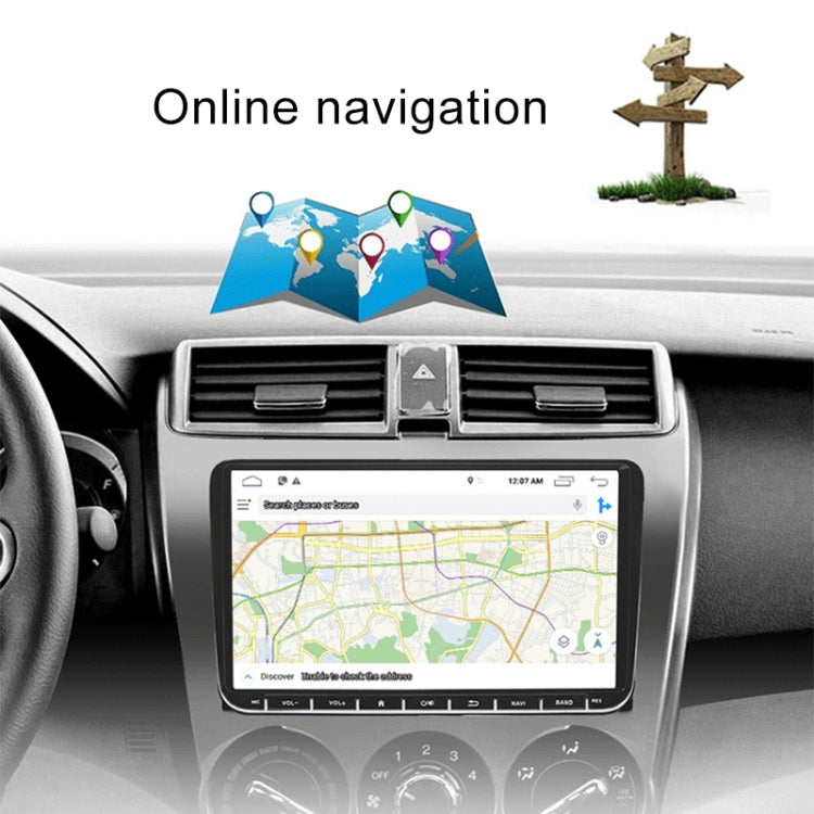 CKVW92 HD 9 inch 2 Din Android 6.0 Car MP5 Player GPS Navigation Multimedia Player Bluetooth Stereo Radio for Volkswagen, Support FM & Mirror Link, Europe Map Version, Europe Map Version