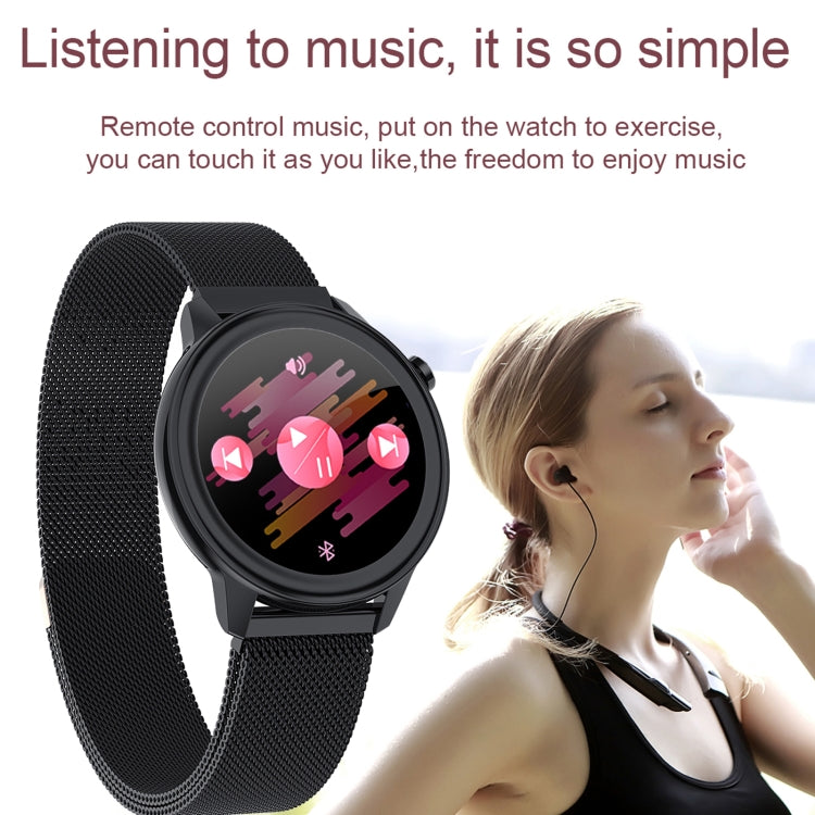 F80 1.3 inch TFT Color Screen IP68 Waterproof Women Smart Watch, Support Body Temperature Monitor / Blood Pressure Monitor / Menstrual Cycle Reminder