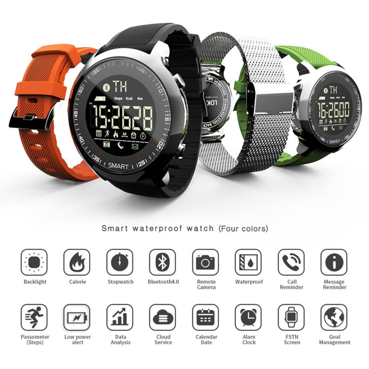 Lokmat MK18 1.1 inch Circle Screen IP68 Waterproof Smart Watch, Support Information Reminder / Remote Camera / Walking Motion Monitor