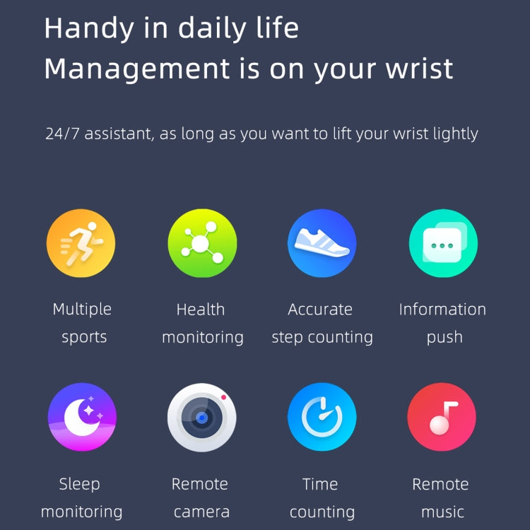 Z15 1.69 inch Touch Screen IP67 Waterproof Smart Watch, Support Blood Pressure Monitoring / Sleep Monitoring / Heart Rate Monitoring