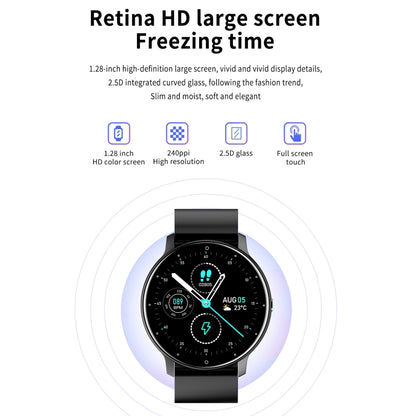 ZL02 1.28 inch Touch Screen IP67 Waterproof Smart Watch, Support Blood Pressure Monitoring / Sleep Monitoring / Heart Rate Monitoring