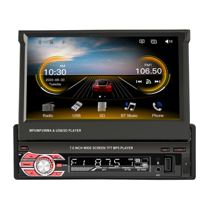 9601C HD 7 inch Fully Automatic Car MP5 Player GPS Navigation Bluetooth Radio, Support Mirror Link & FM & TF Card & USB, 9601C