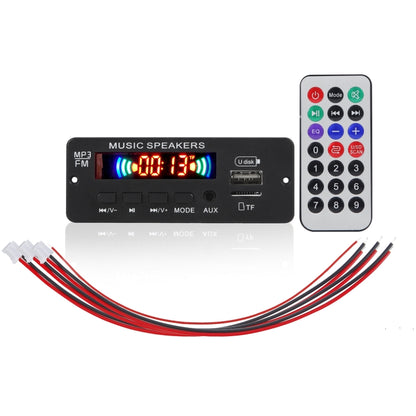 JX-808BT Car 12V Audio MP3 Player Decoder Board FM Radio USB, with Bluetooth / Remote Control / Recording, JX-808BT