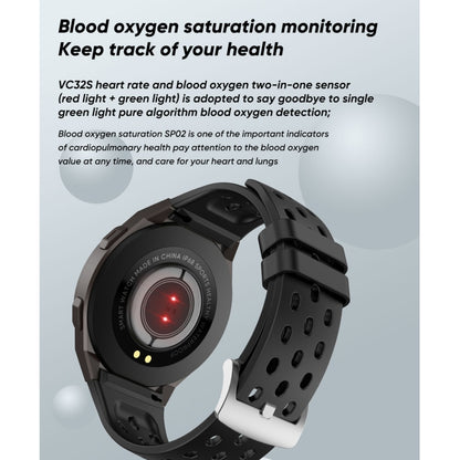 MT68 1.28 inch IPS Screen Bluetooth 5.0 IP67 Waterproof Smart Watch, Support Sleep Monitor / Multi-sports Mode / Heart Rate Monitor / Blood Pressure Monitoring