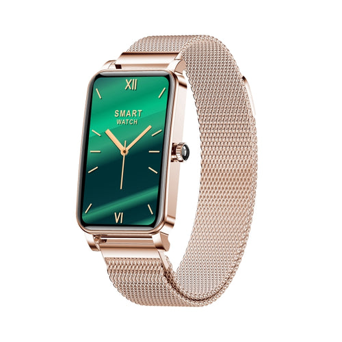 ZX19 1.45 inch HD Screen Bluetooth 5.0 IP68 Waterproof Women Smart Watch, Support Sleep Monitor / Menstrual Cycle Reminder / Heart Rate Monitor / Blood Oxygen Monitoring, Style: Milanese Strap, Milanese Strap(Gold), Milanese Strap(Silver)