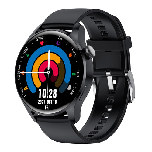 M103 1.35 inch IPS Color Screen IP67 Waterproof Smart Watch, Support Sleep Monitoring / Heart Rate Monitoring / Bluetooth Call / Music Playback, Style: Silicone Strap, Silicone Strap(Black), Silicone Strap(Black Silver)