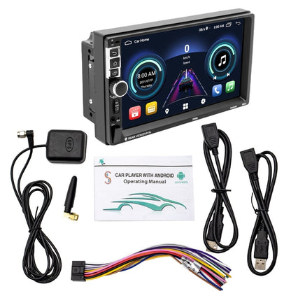 S-8802C 7 inch IPS Screen Car Android Player GPS Navigation Bluetooth Touch FM Radio, Support Mirror Link & FM & WIFI & Steering Wheel Control, S-8802C