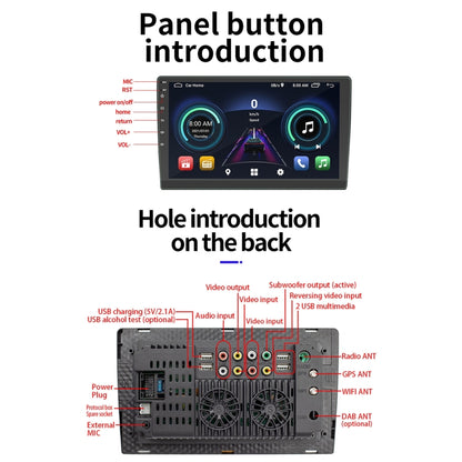 S-9090 9 inch HD Screen Car Android Player GPS Navigation Bluetooth Touch Radio, Support Mirror Link & FM & WIFI & Steering Wheel Control, Standard Version, Standard Version+Positioning Find Car, Standard Version+Carplay, Standard Version+Alcohol Test