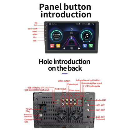 S-9101 10.1 inch HD Screen Car Android Player GPS Navigation Bluetooth Touch Radio, Support Mirror Link & FM & WIFI & Steering Wheel Control, Standard Version, Standard Version+Positioning Find Car, Standard Version+Carplay, Standard Version+Alcohol Test