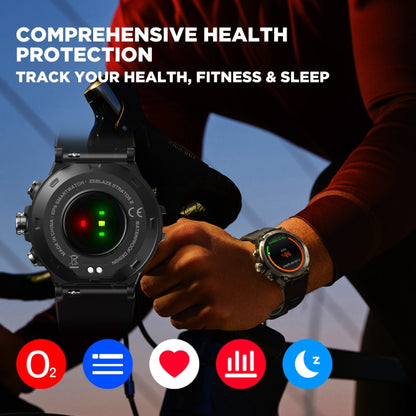 Zeblaze Stratos 2 1.3 inch AMOLED Screen Smart Watch, Support Sleep Monitoring / Heart Rate Monitoring, Stratos 2