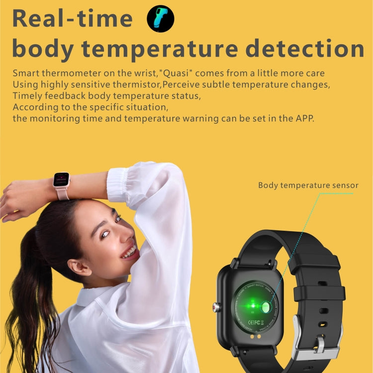 Q9 Pro 1.7 inch TFT HD Screen Smart Watch, Support Body Temperature Monitoring/Heart Rate Monitoring