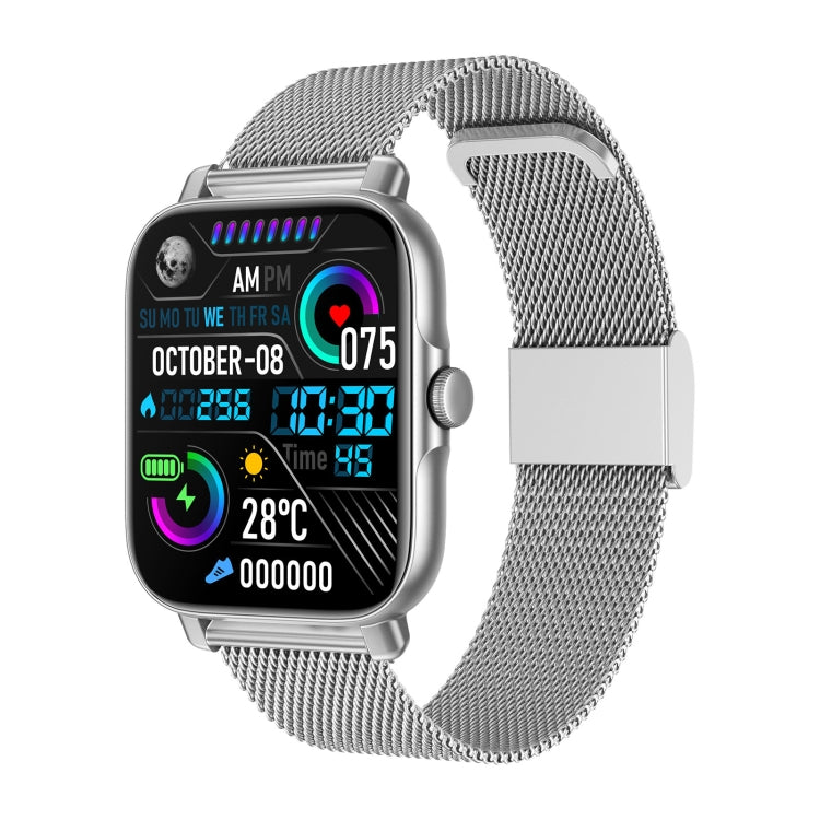 GT30 1.69 inch TFT Screen Smart Watch, Steel Bnad IP67 Waterproof Support Bluetooth Call / Multiple Sports Modes, Steel Bnad