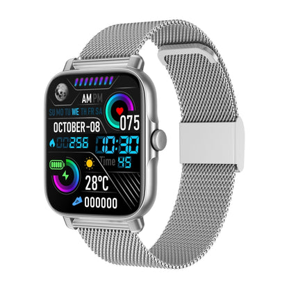 GT30 1.69 inch TFT Screen Smart Watch, Steel Bnad IP67 Waterproof Support Bluetooth Call / Multiple Sports Modes, Steel Bnad