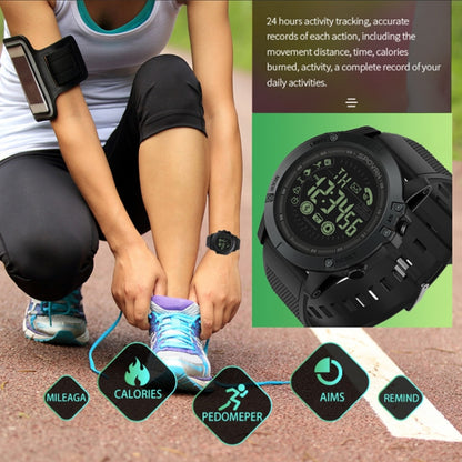 PR1-2 1.24 inch IP68 Waterproof Sport Smart Watch, Support Bluetooth / Sleep Monitor / Call Reminder