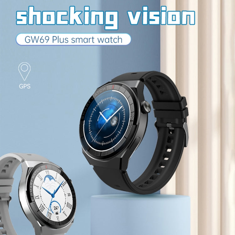 GW69 Plus Smart Watch, Support BT Call / Heart Rate / Blood Pressure / Blood Oxygen