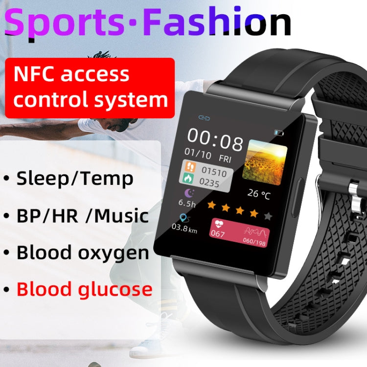 KS01 1.85 Inch Smart Watch Supports Blood Glucose Detection, Blood Pressure Detection, Blood Oxygen Detection, KS01