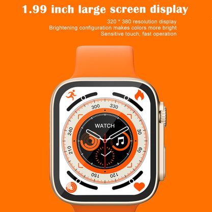 KD99 Ultra 1.99 inch IPS Screen Smart Watch, Support Heart Rate & Blood Oxygen Monitoring / Sports Modes