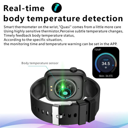 QX7 1.85 inch TFT Screen Smart Watch, Support Bluetooth Call / Hearth Monitoring / 100+ Sports Modes