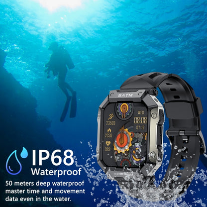 PG333 1.91 inch Waterproof Smart Sports Watch Support Heart Rate Monitoring / Blood Pressure Monitoring