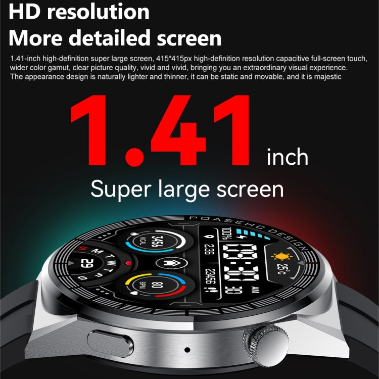 PG3 Pro 1.41 inch TFT Screen Smart Watch, Support Heart Rate / Blood Pressure Monitoring