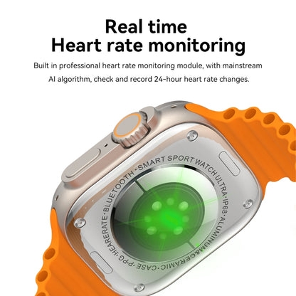 S800 Ultra Max 1.96 inch TFT Screen Smart Watch, Support Heart Rate / Blood Pressure Monitoring