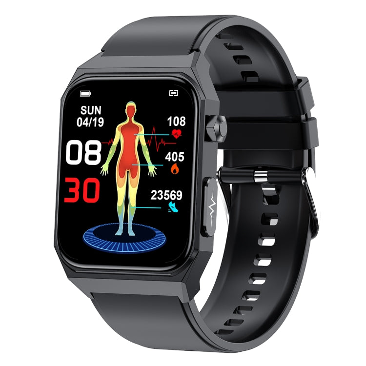 E530 1.91 inch IP68 Waterproof Silicone Band Smart Watch Supports ECG / Non-invasive Blood Sugar